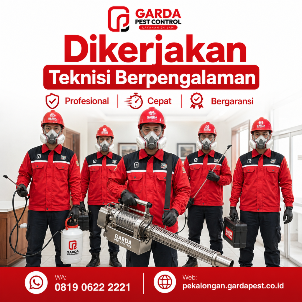 Biaya Jasa Basmi Rayap Pekalongan Per Meter Terbaru - Garda Pest