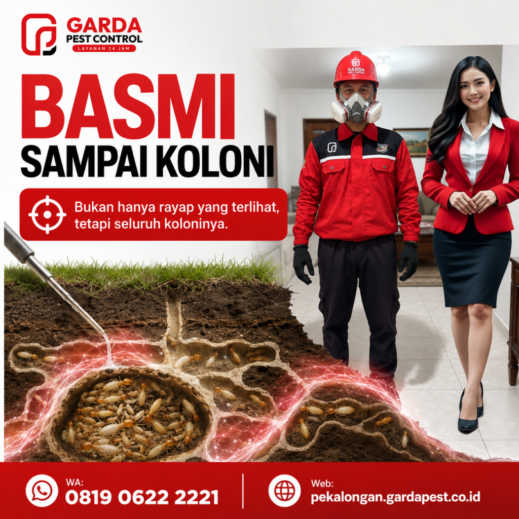 Biaya Jasa Pembasmi Rayap di Pekalongan