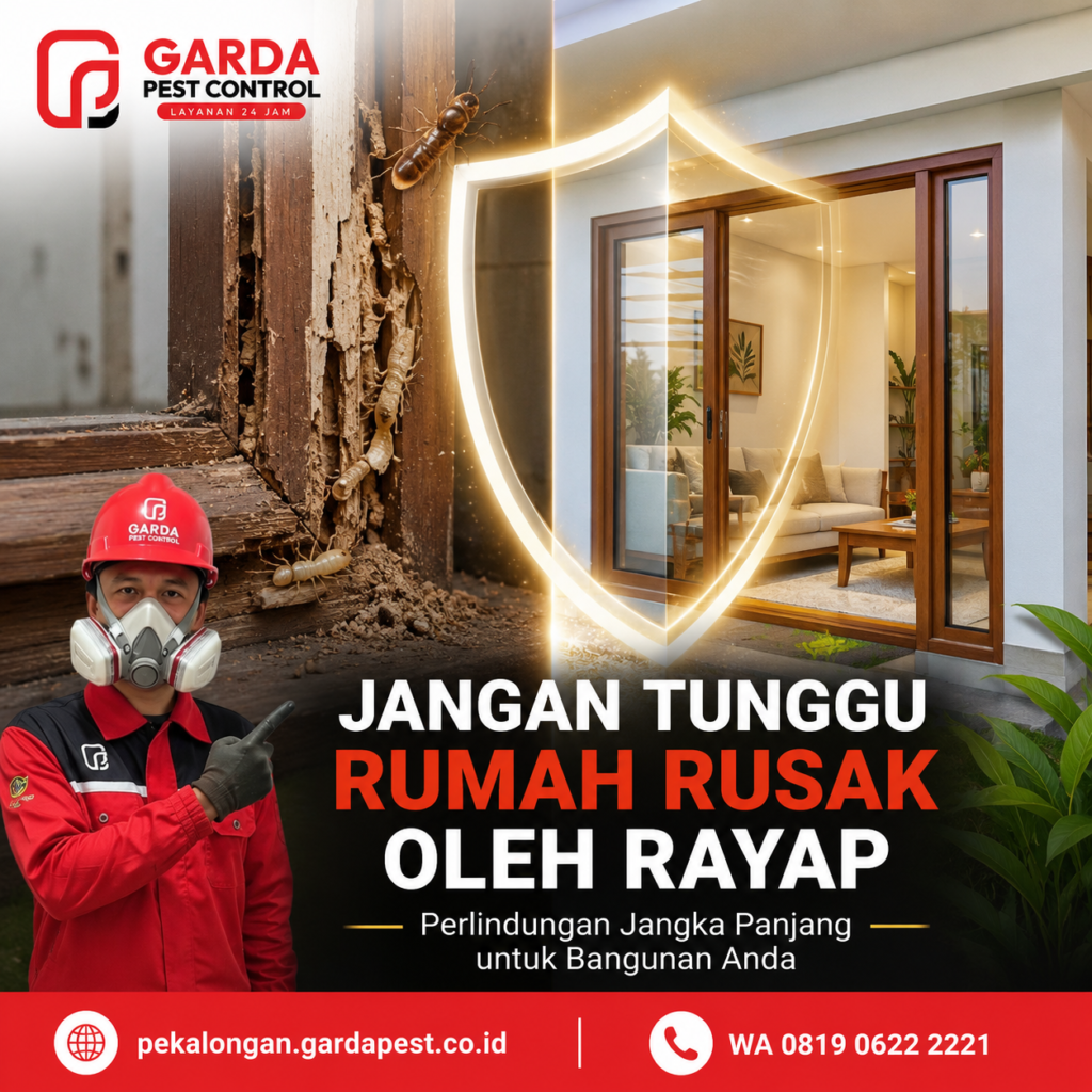 Jasa Anti Rayap Pekalongan Permanen: Solusi Tuntas Pengendalian Hama Garda Pest Control