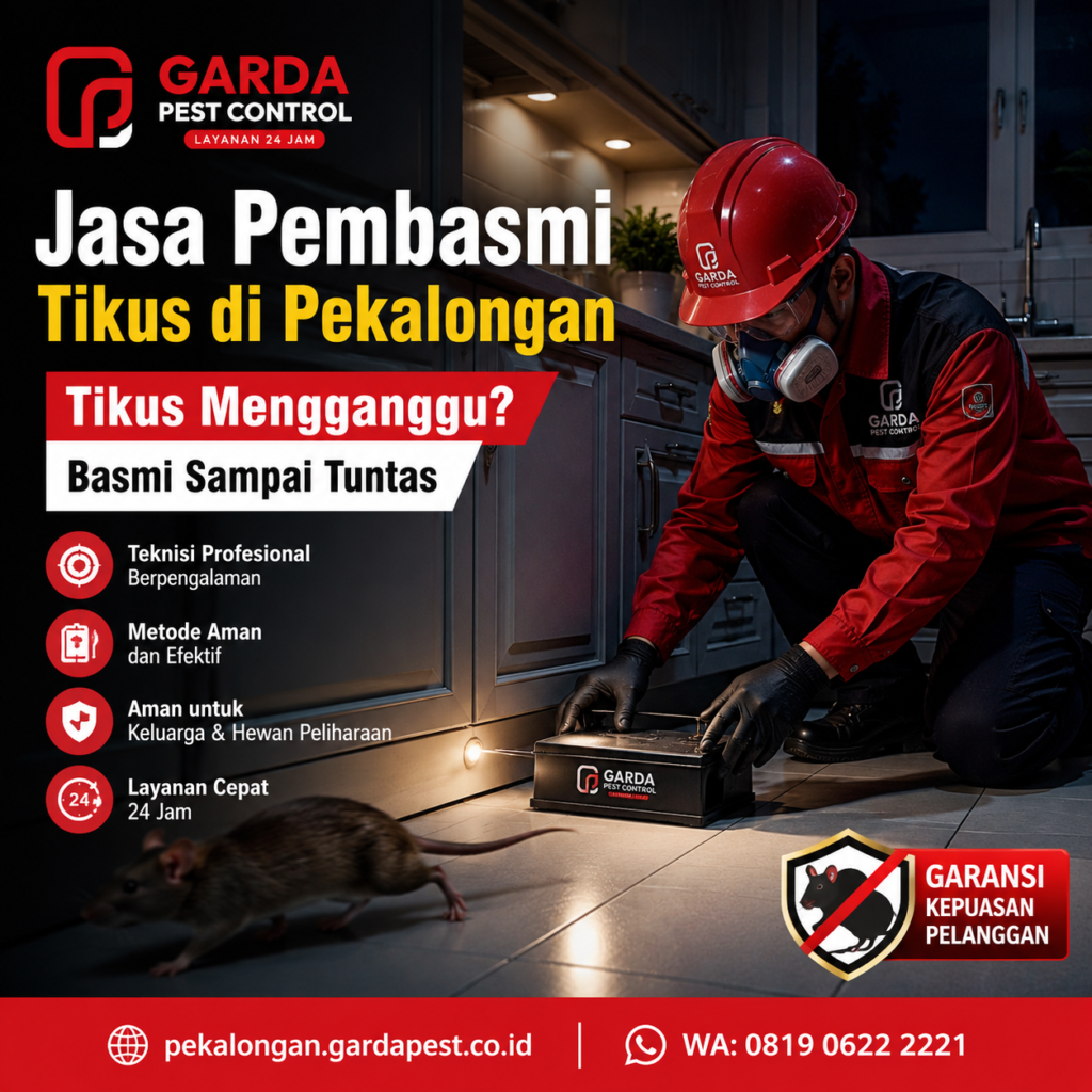 Jasa Pembasmi Tikus Pekalongan Cepat Tanggap: Menjamin Lingkungan Bersih dari Hama