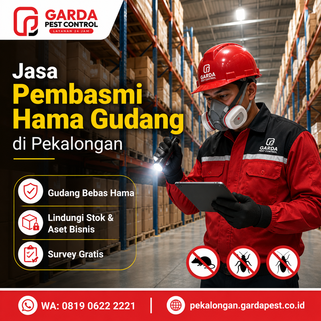 Jasa Pembasmi Hama Gudang Pekalongan: Menjamin Keamanan Aset Bisnis Anda